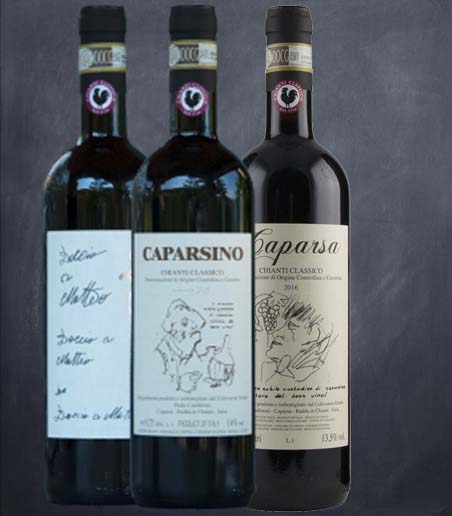 Caparsa<br/> Paket 2021: 2 Chianti Classico, 2 Caparsino, 2 Doccio a Matteo
